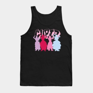 silhouette design of fifty fifty in the cupid era Tank Top